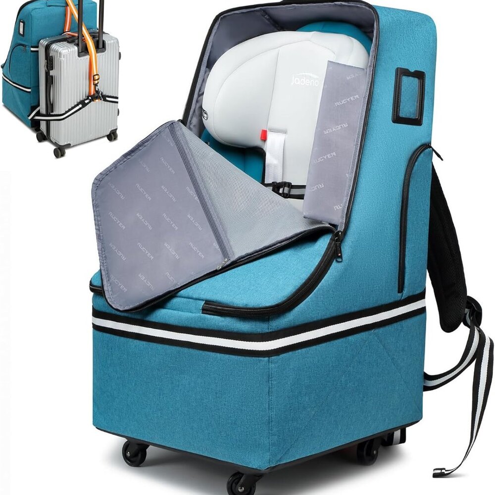 Child Seat Travel Bag Backpack Rolling